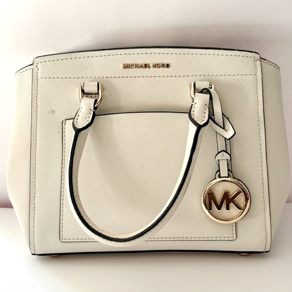 Michael Kors Park Medium Saffiano Leather Satchel